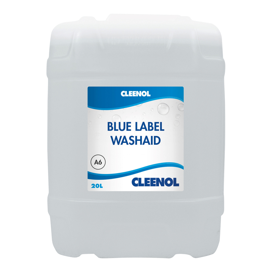 Cleenol Blue Label Washaid Dishwasher Liquid 2 x 5L  hi-res