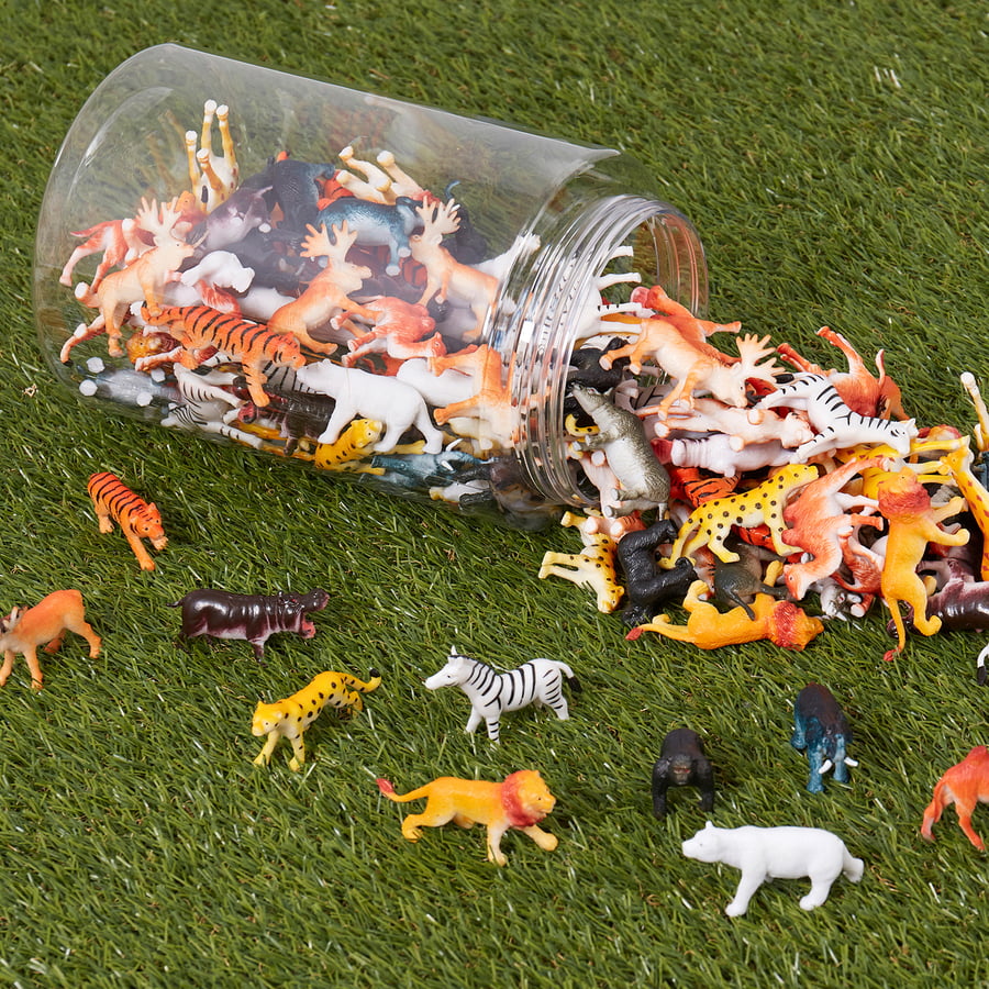 Small World Tub of Wild Animal Counters 144pcs  hi-res
