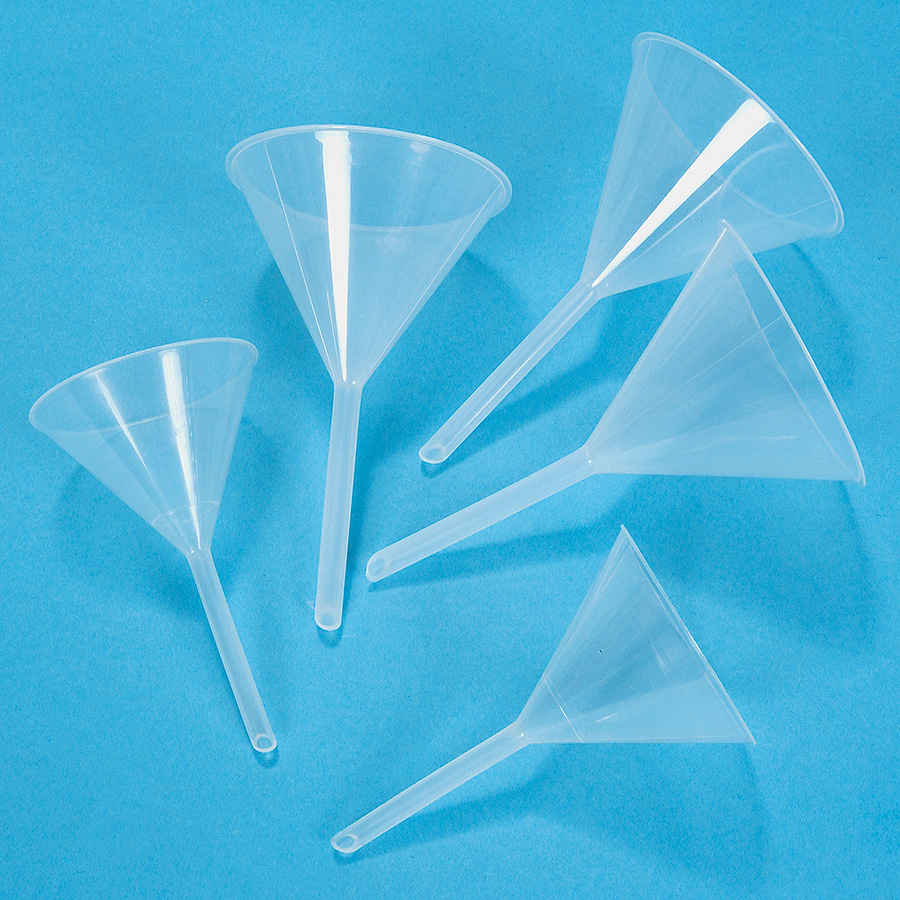Plastic Funnels 10pk 5 x 75ml and 5 x 95ml  hi-res