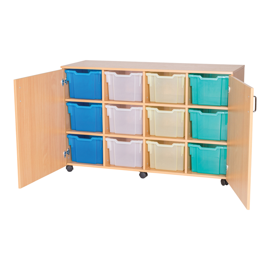 12 Compartments Tray Storage Unit For Extra Deep Trays  hi-res