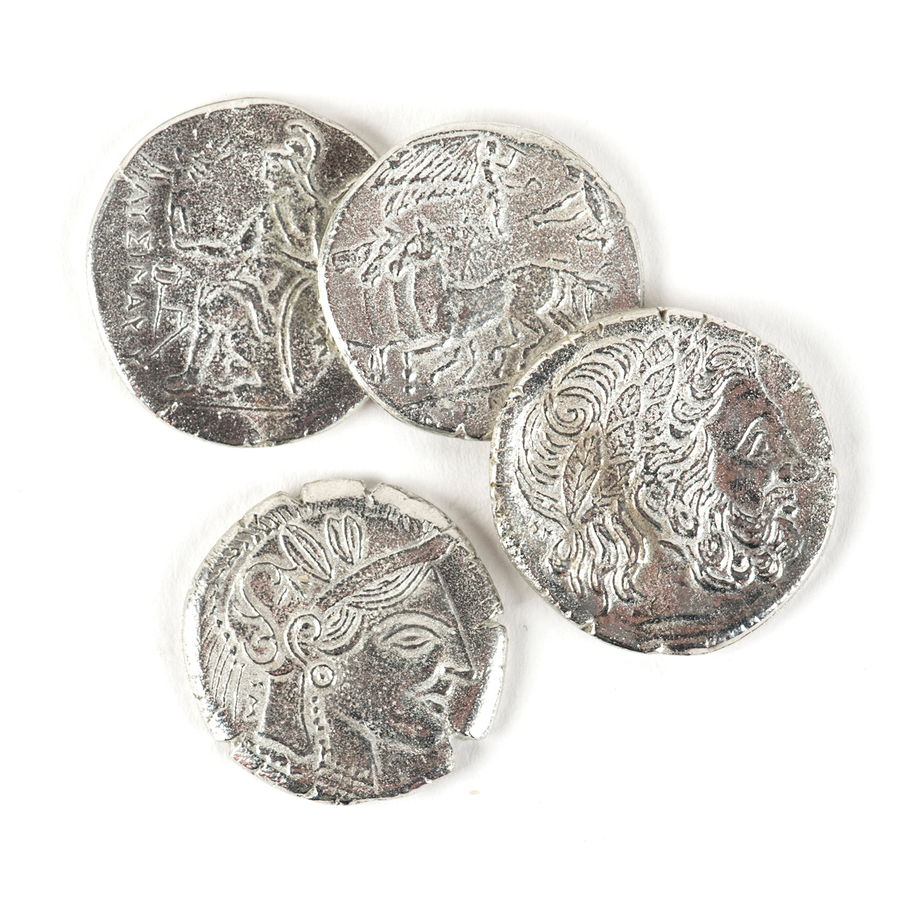 Replica Ancient Greek Coins 4pk  hi-res