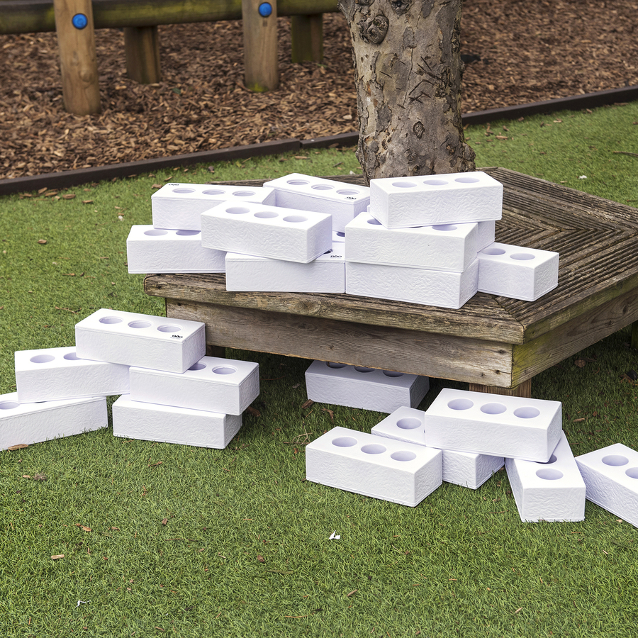 TTS Group Stone Foam Building Bricks, Set of 25