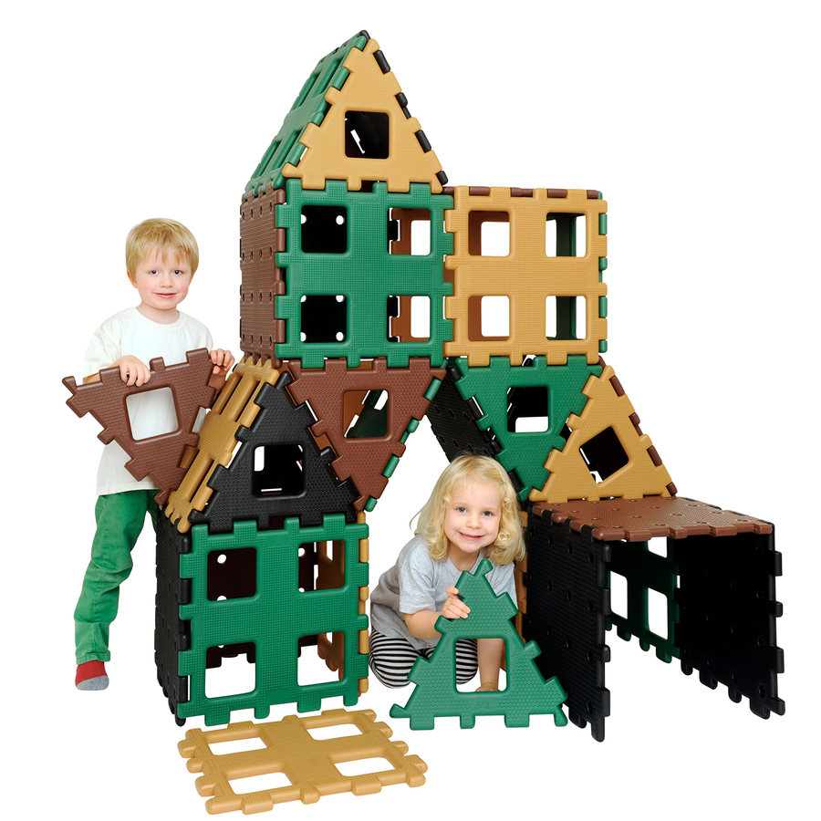 Polydron XL Giant Outdoor Natural Set  hi-res