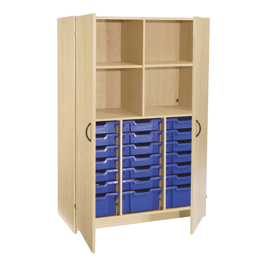 Tall Tray Shelf Cupboard H1500mm  hi-res