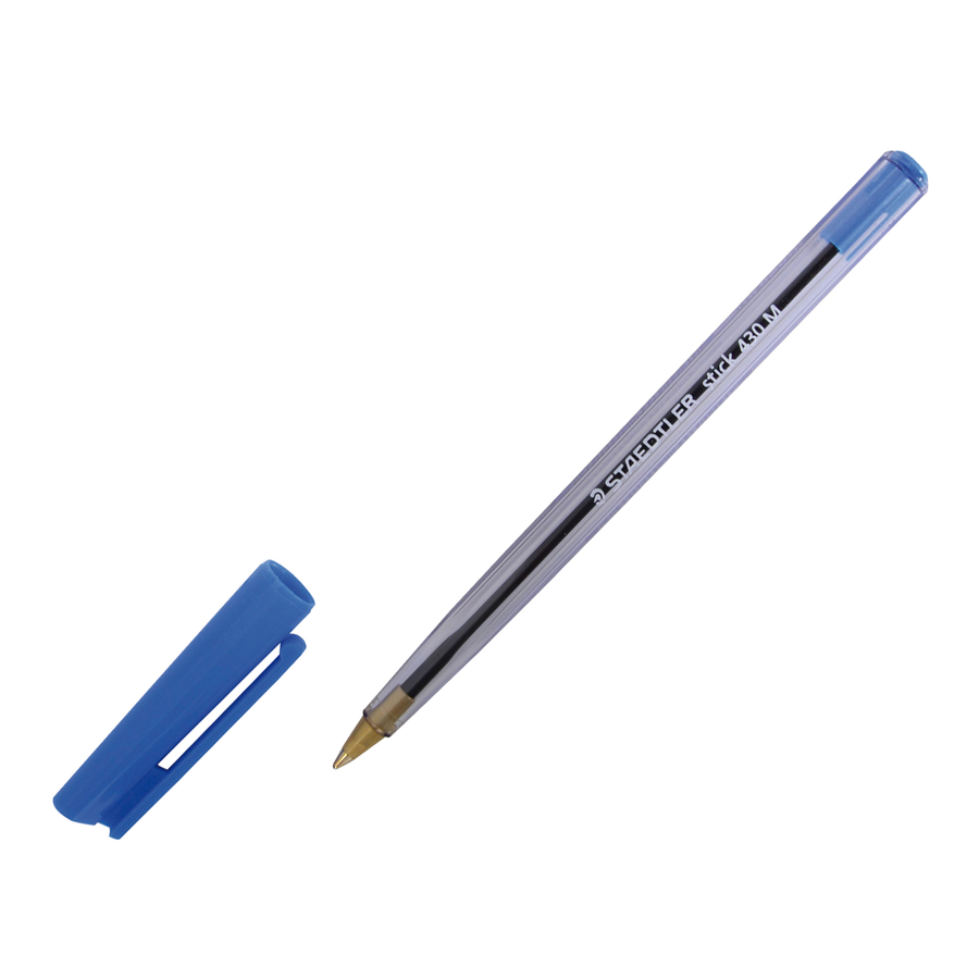 Staedtler 430 Stickpen Kugelschreiber – 10 Stück In Blau, Medium-Punkt Für Den Täglichen Gebrauch