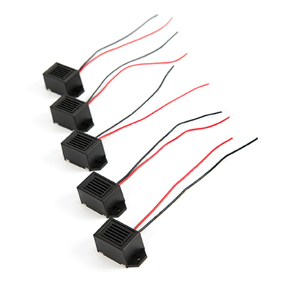 Miniature Electronic Buzzer 6v 5pk  hi-res