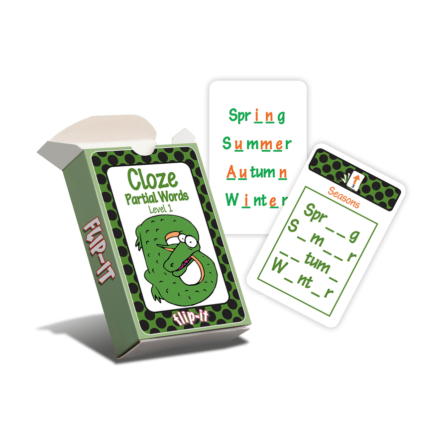 Flip-It Cloze - Partial Words  hi-res
