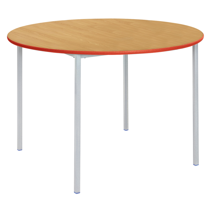 Fully Welded Tables Coloured Edge Circular  hi-res