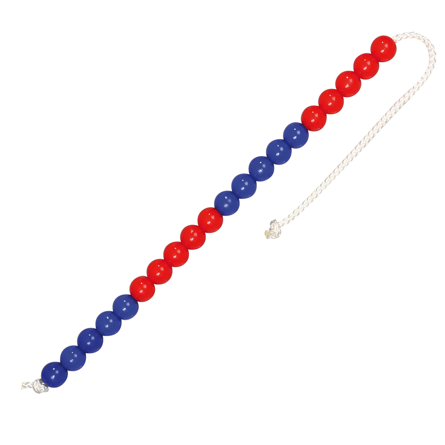 Red and Blue Bead String  hi-res