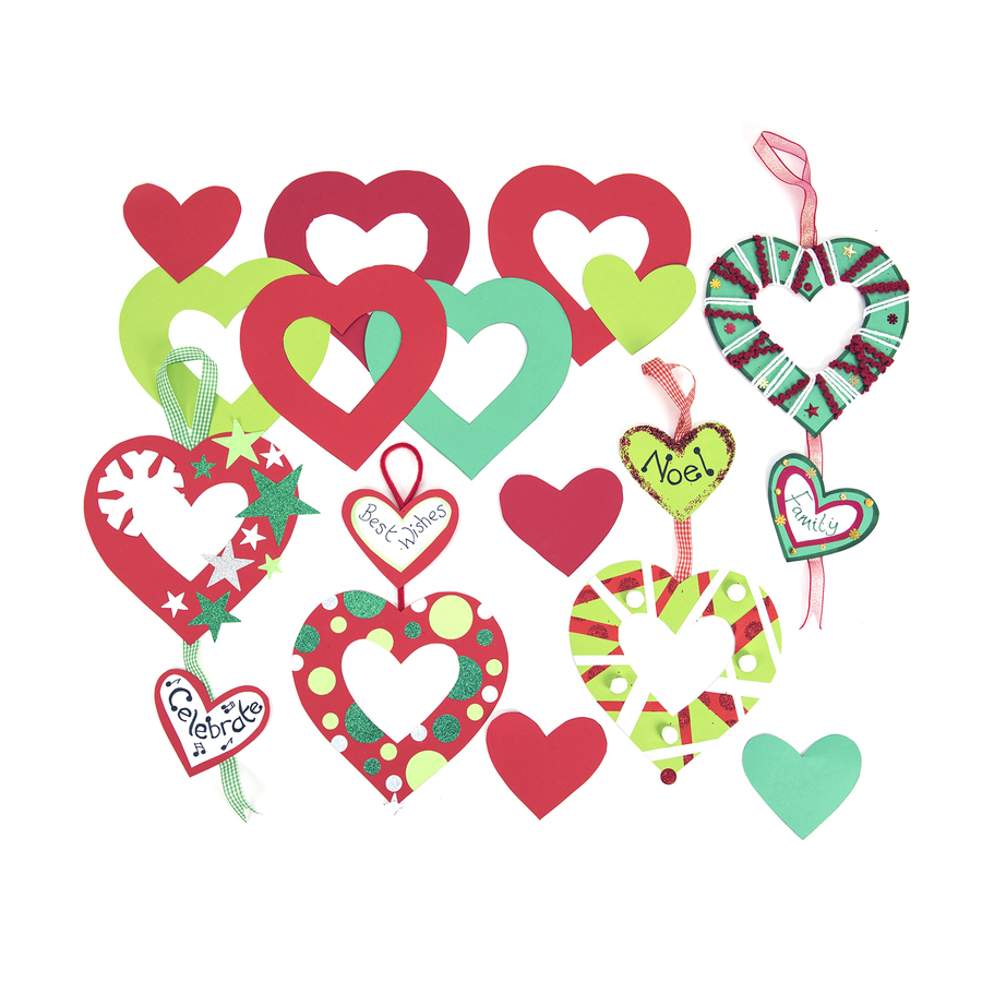 Decorative Heart Wreaths 30pk  hi-res