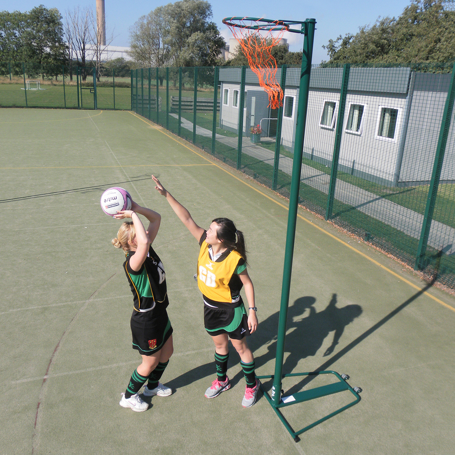 Tournament Wheel-Away Netball Posts Pair  hi-res