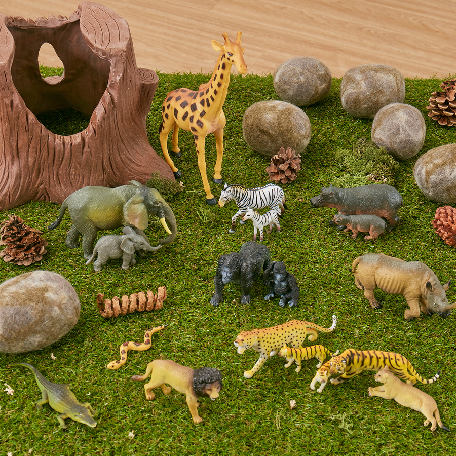 Mini jungle store animals