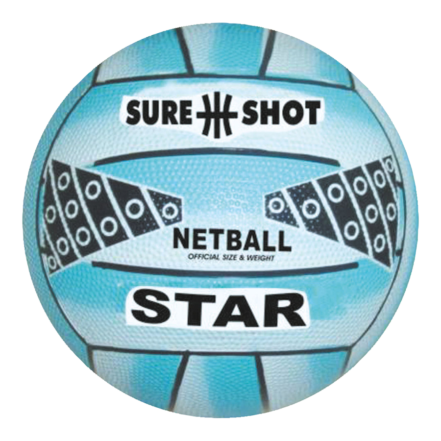 Sure Shot Star Netballs Blue  hi-res