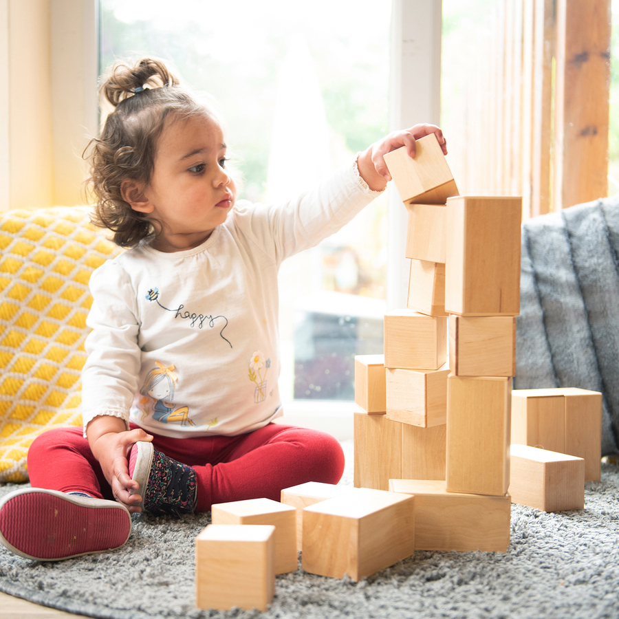 Wooden Magnetic Construction Blocks  hi-res