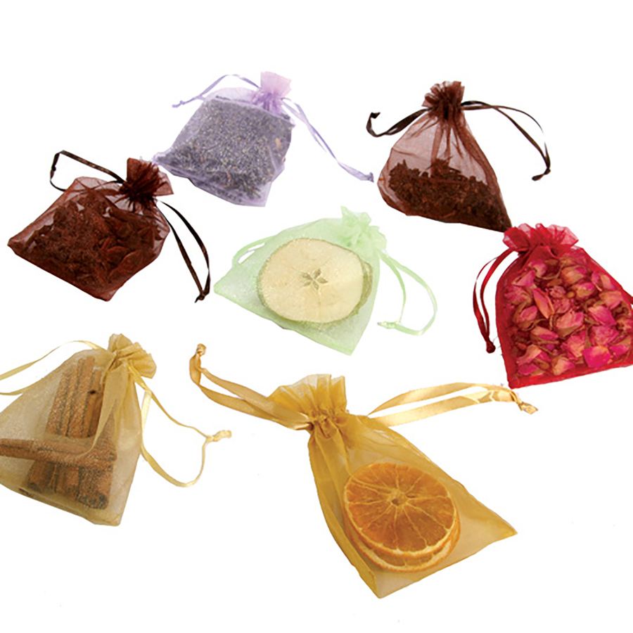 Drawstring Net Aroma Bags Assorted Smells 7pk  hi-res