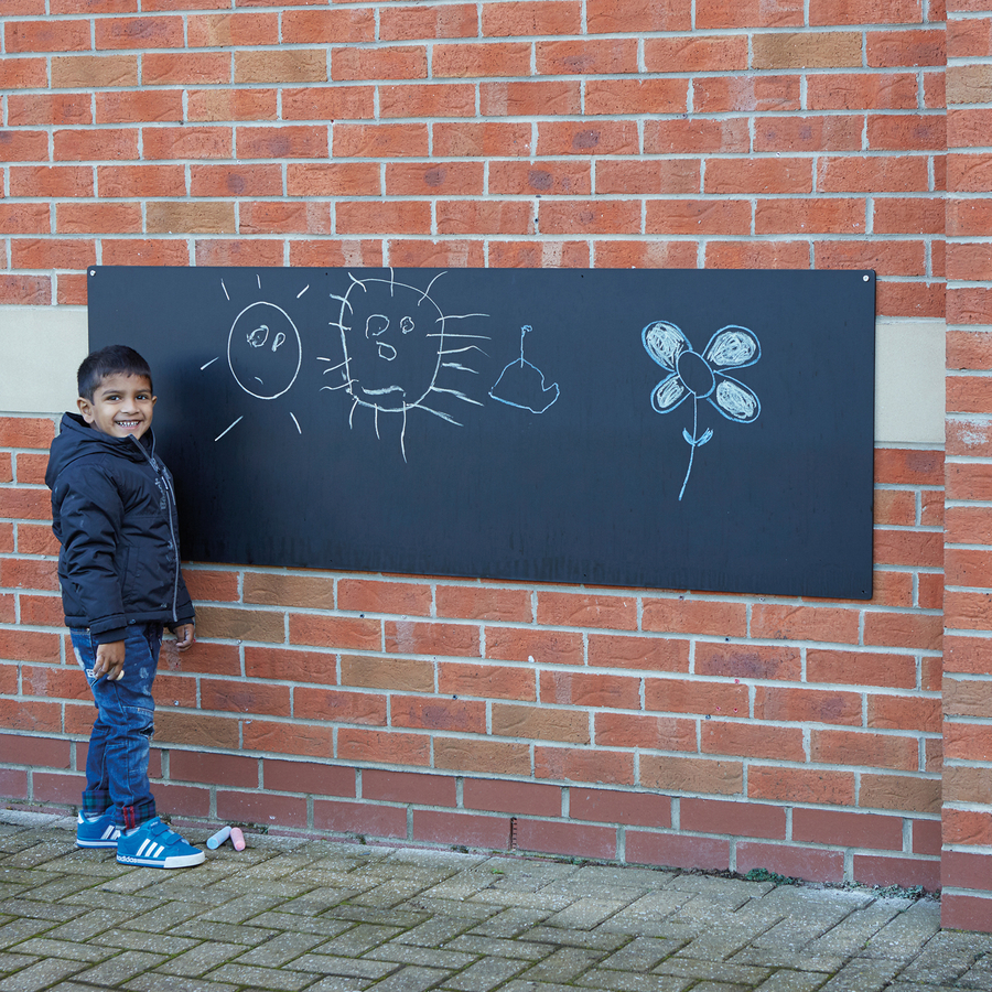 Wall Mounted Long Chalkboard  hi-res
