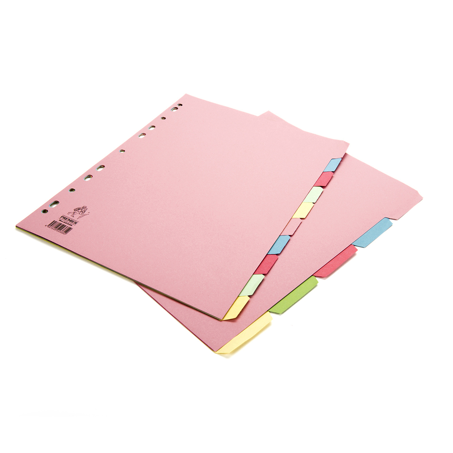A4 Manilla File Dividers 10 Part  hi-res