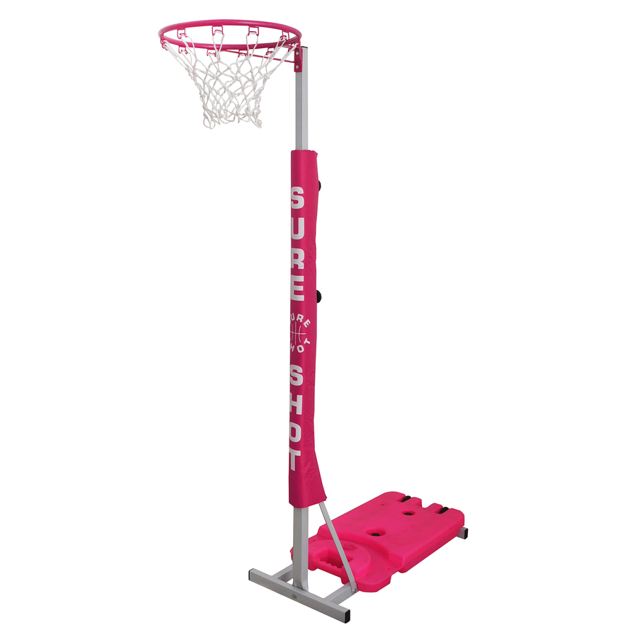 Easiplay Netball Unit w Padding Pink & Silver  hi-res