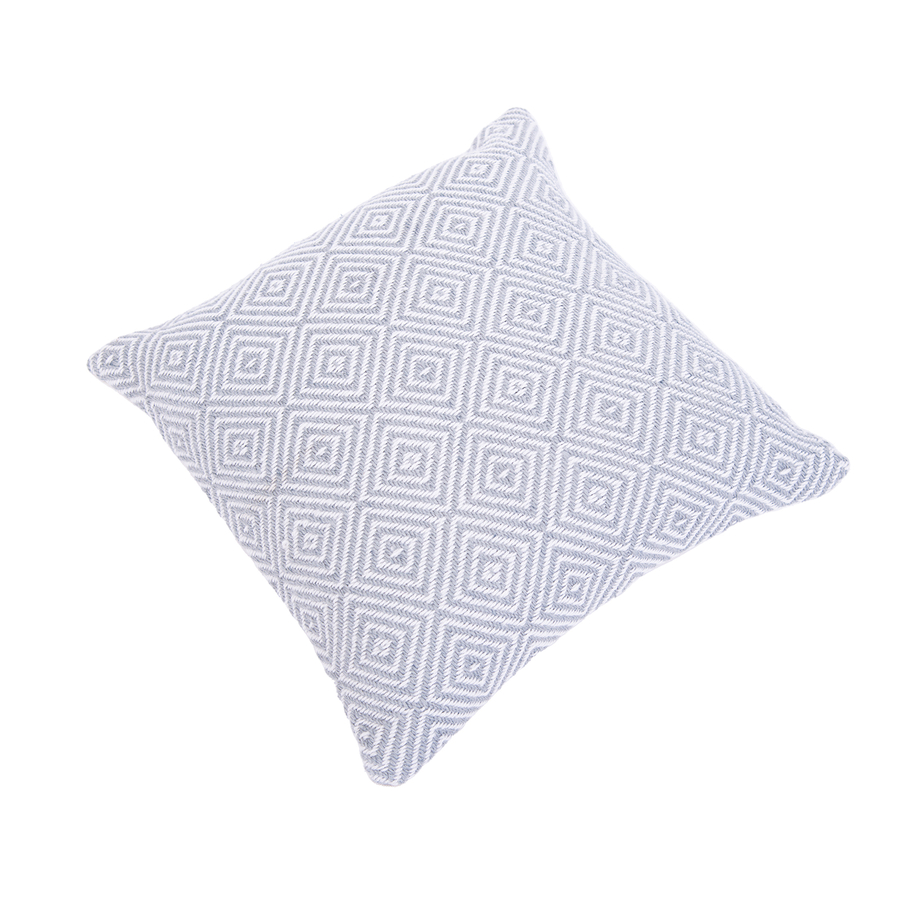 Eco Friendly Diamond Cushion Grey  hi-res