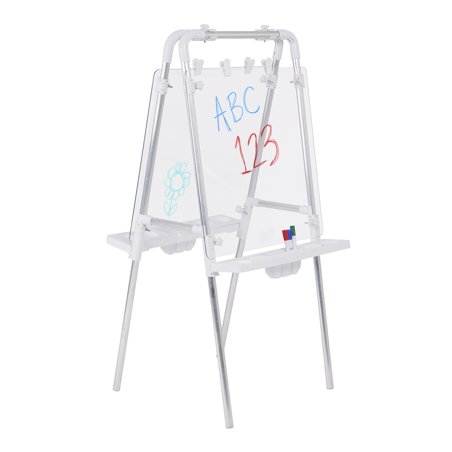 Outdoor Easy Clean Multi-Panel Acrylic Art Easel - 2 Sided  hi-res
