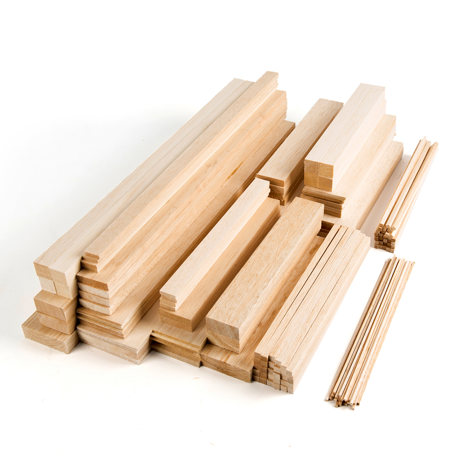Assorted Balsa Wood 170pk  hi-res