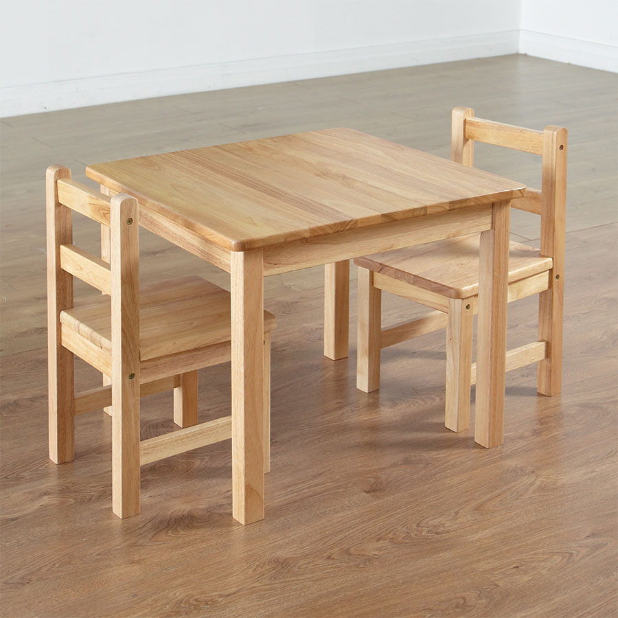 girls wooden table and chairs