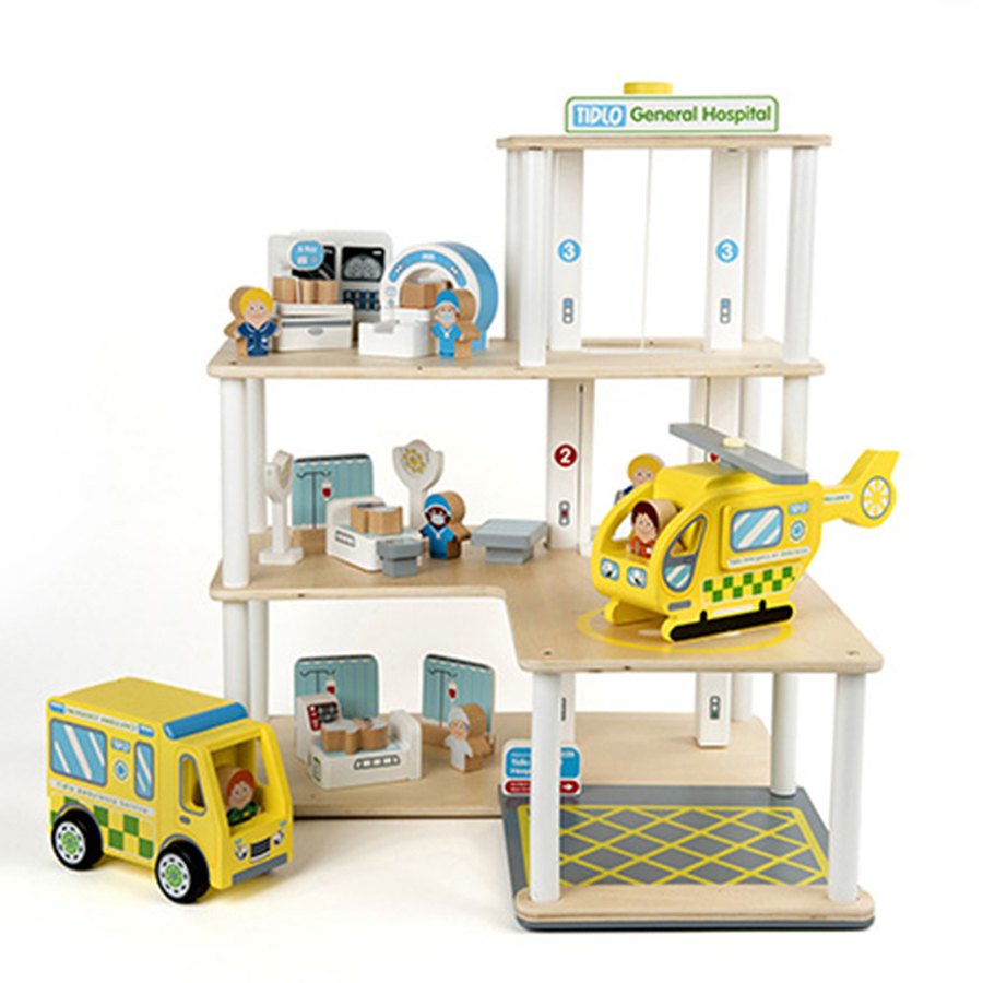 Small World Wooden Hospital Set  hi-res