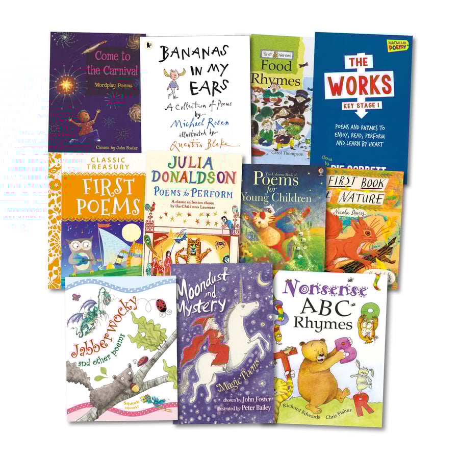 KS1 and KS2 Performance Poetry Books 11pk  hi-res