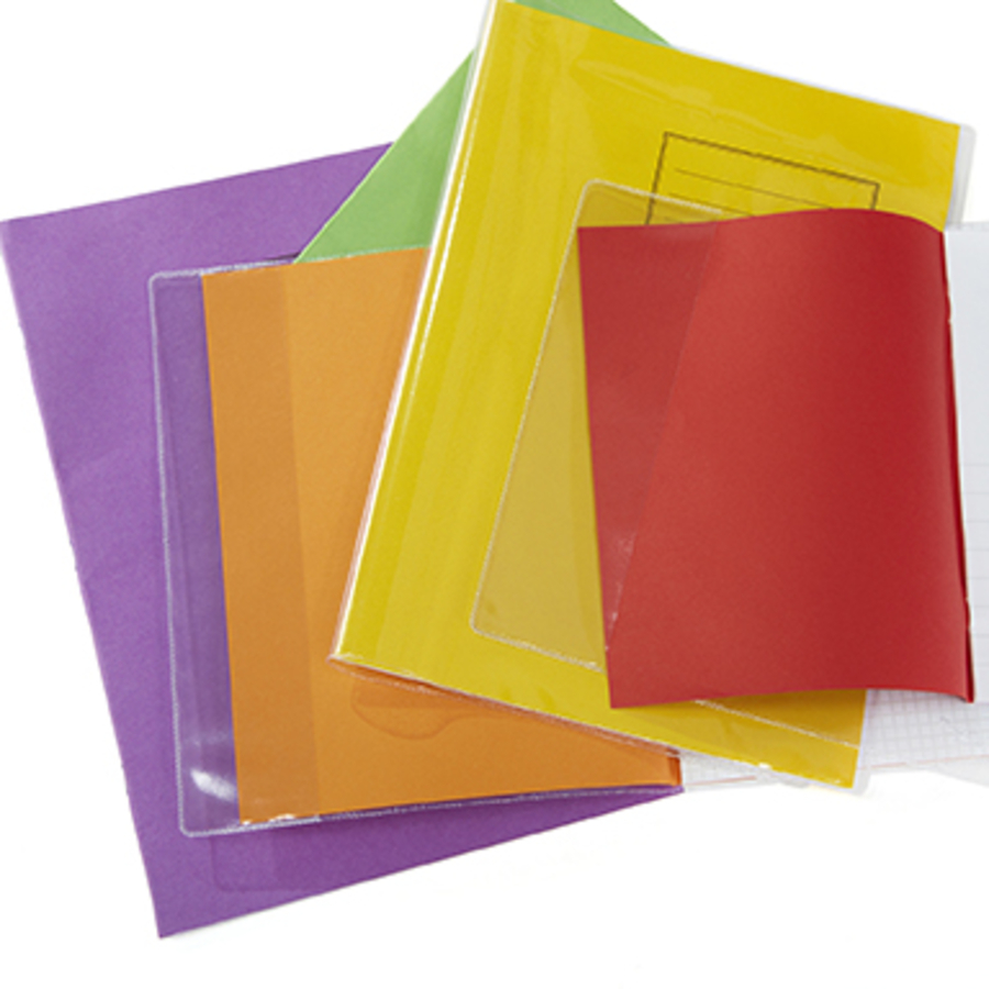 Slip On Clear Exercise Book Covers 100pk  hi-res