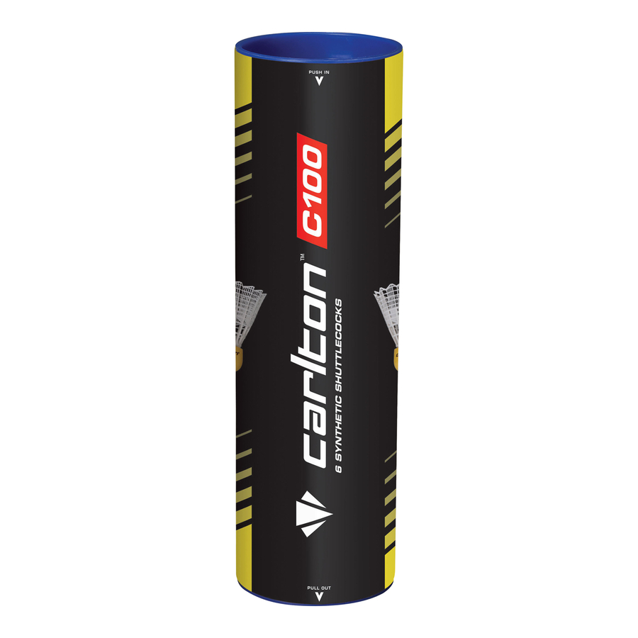 carlton® C100 Badminton Shuttlecocks 6pk  hi-res