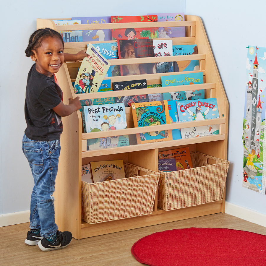 Room Scenes Book Display Storage Unit  hi-res