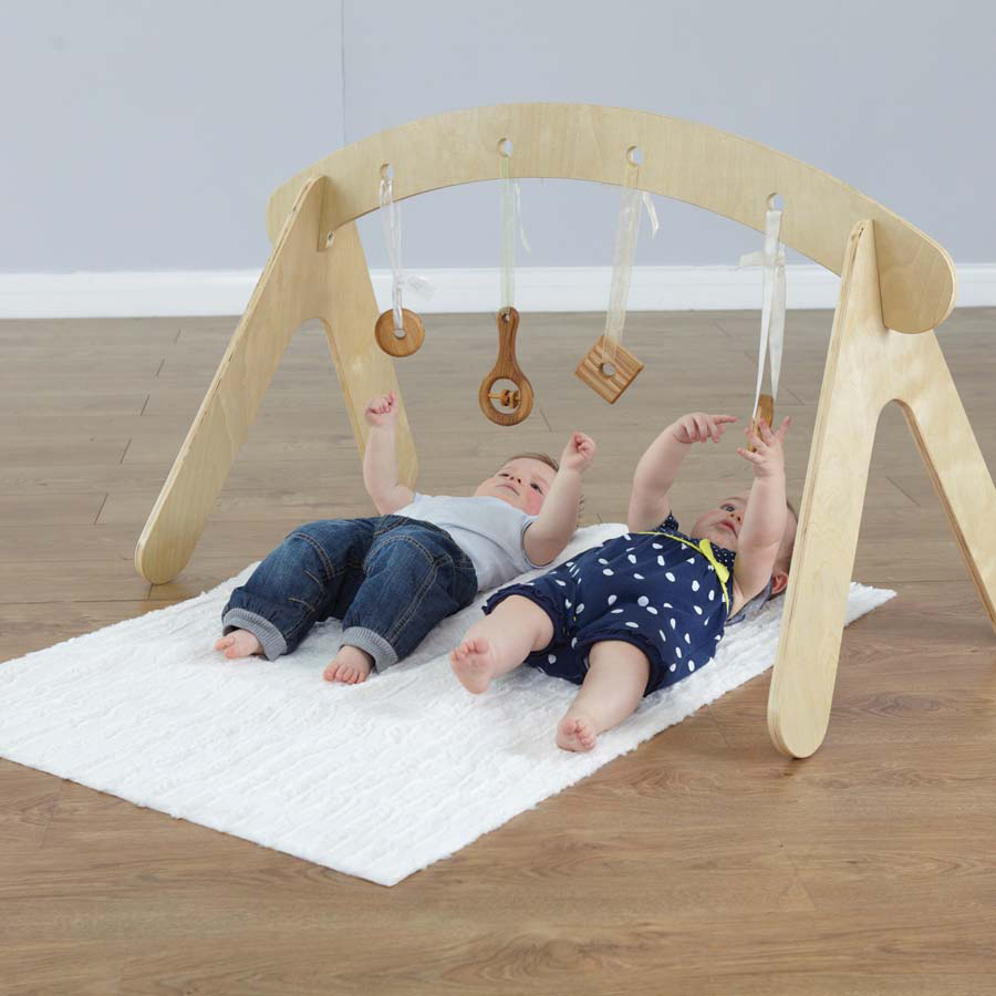 Wooden Baby Sensory Rail  hi-res