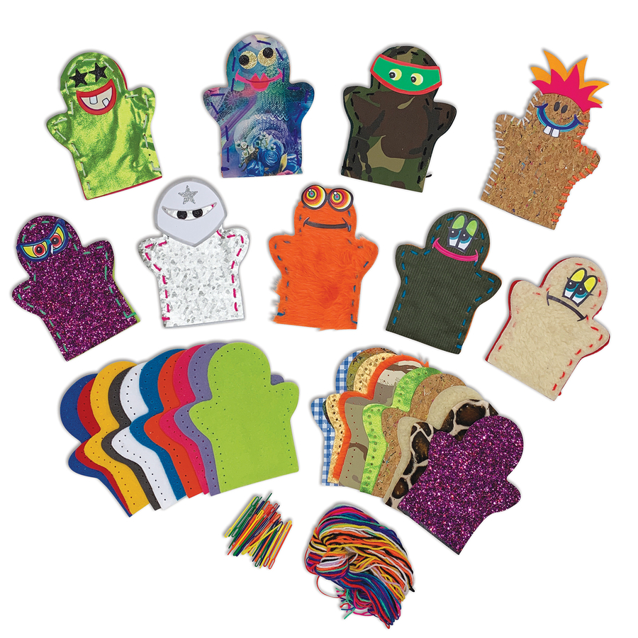 Mark Making Emotion Puppets 30pk  hi-res