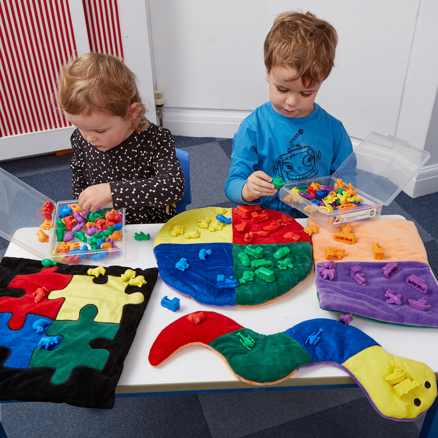 Colour Matching Mats and Objects Set  hi-res