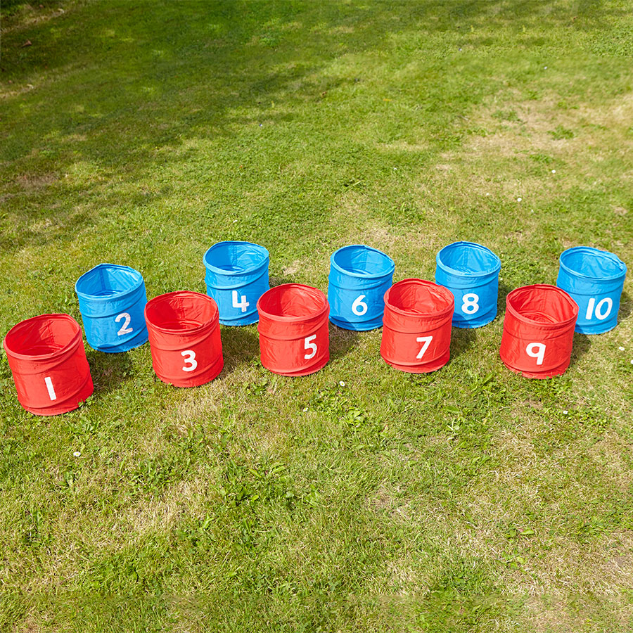 Numbered Folding Storage Tubs  hi-res