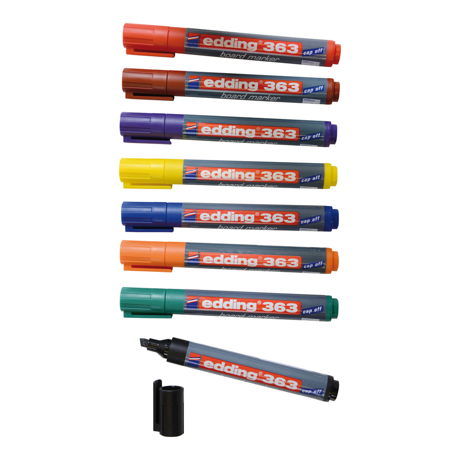 edding363 Board Marker - Chisel Tip 50pk  hi-res