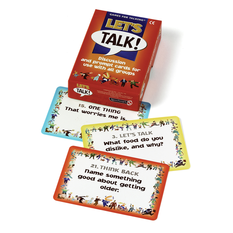 'Let's Talk' Discussion Prompt Cards  hi-res