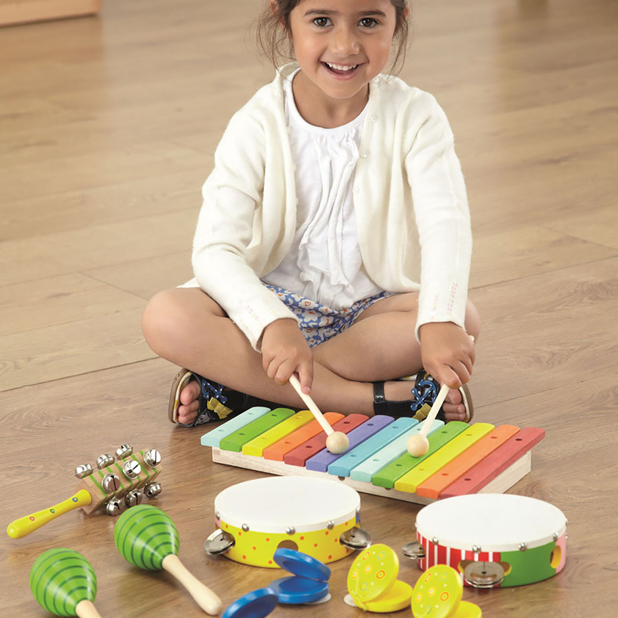 Colourful Pre School Musical Instrument Set 30pcs  hi-res