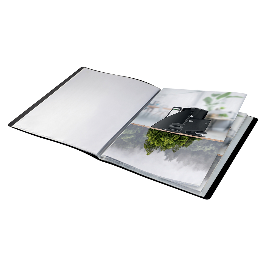 Leitz Recycle Black PP Display Book A4  hi-res
