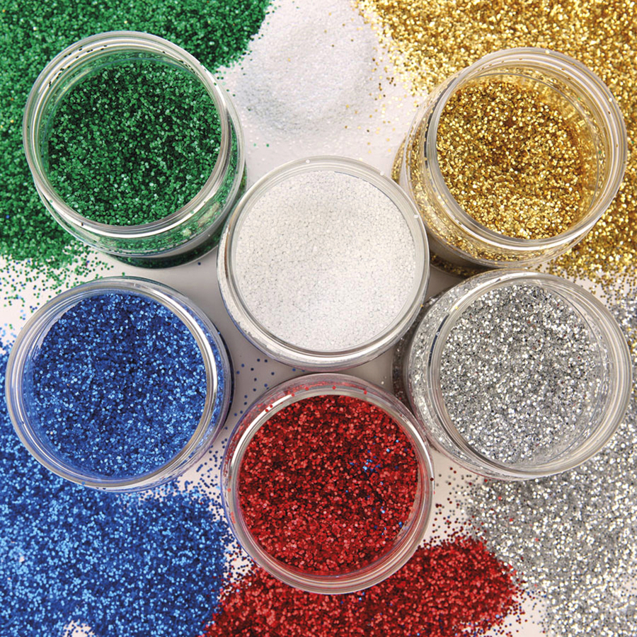 TTS Glitter Assorted 250g 6pk  hi-res