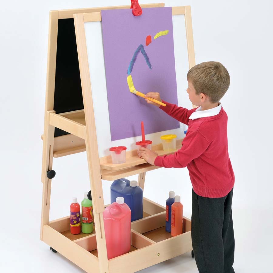 Double Reversible Adjustable Easel  hi-res