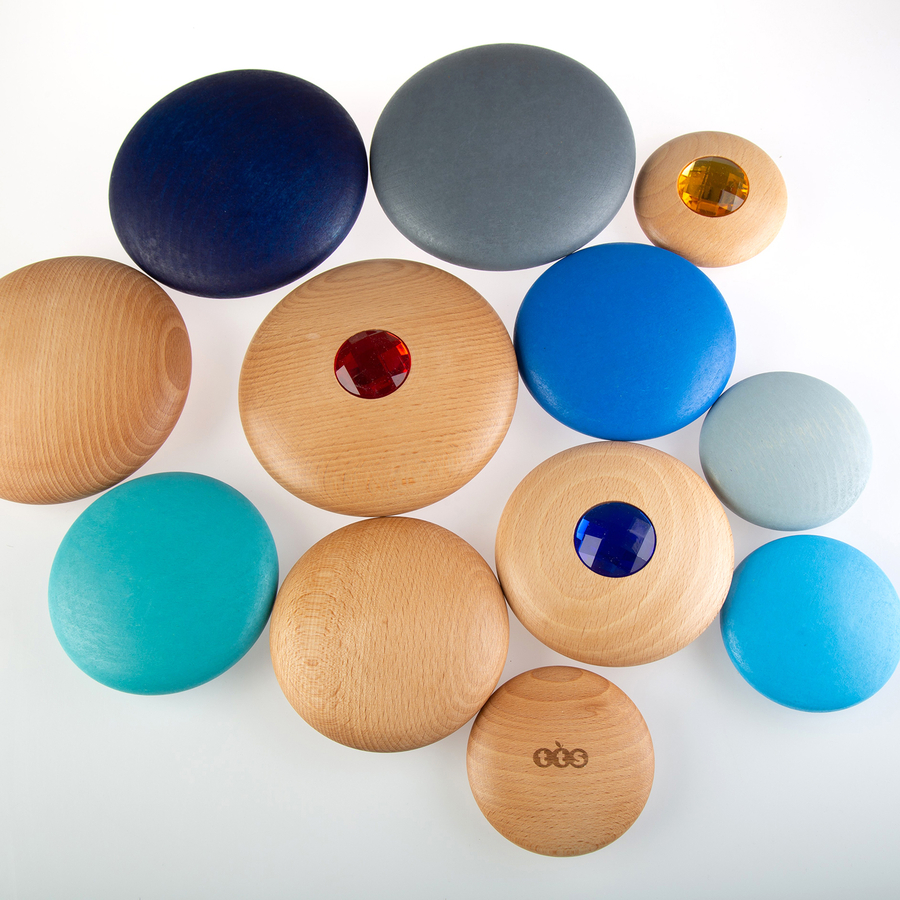 Pebble Collection - Wooden Pebbles  hi-res