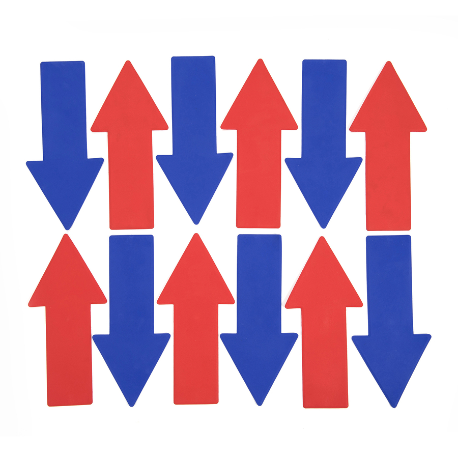 Rubber Floor Markers Arrows 12pk  hi-res