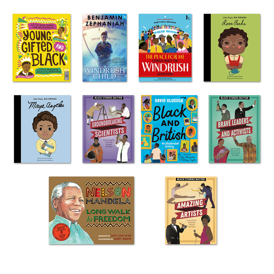 Black History Book Pack 10pk  hi-res